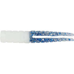 CRAPPIE MAGNET Grub White Blue Silver Flash