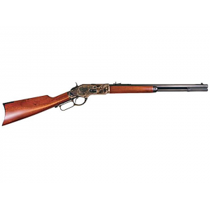 Cimarron Firearms 1873 Short Lever Action Rifle 32-20 WCF 20" Blued Barrel Case Hardened Frame Walnut Straight Grip Stock - Cimarron Firearms