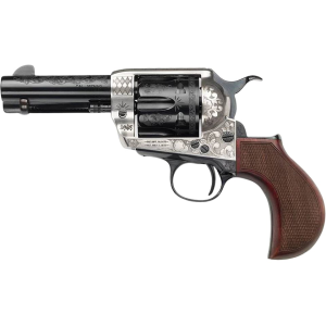 Pietta DLX Alchimista Jr 45 Colt (Long Colt) Revolver 3.5" Blued Barrel 6 Round Walnut Grip - Pietta