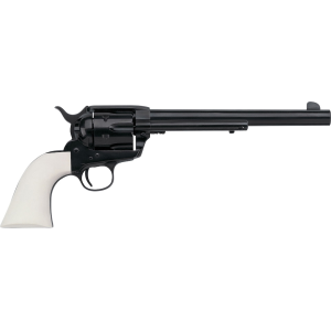 Pietta Paladin 45 Colt (Long Colt) Revolver 7.5" Blued Barrel 6 Round Ivory Grip