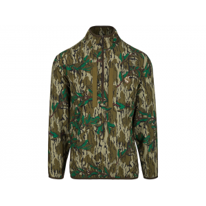 OL' TOM Men's Tech Quarter Zip Shirt Mossy Oak Greenleaf 2XL