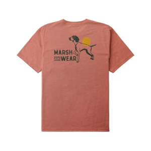 MARSH WEAR Men's Field T Shirt Etruscan Red Heather Medium