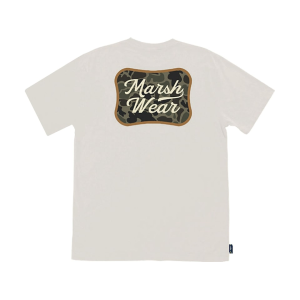 MARSH WEAR Men's Roadside T Shirt Vintage White Medium