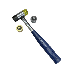 MidwayUSA Interchangeable Nylon, Rubber, Metal and Brass Hammer - Midwayusa