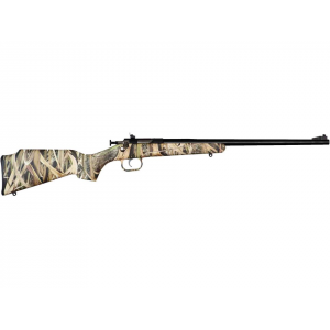 Crickett G2 Single Shot Youth Rifle 22 Long Rifle 16.125" Blued Barrel Black Frame Mossy Oak Duck Blind Monte Carlo Stock