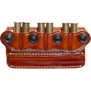 GALCO Pick Six Belt Ammo Carrier 6-Round 44 Remington Magnum Leather Tan