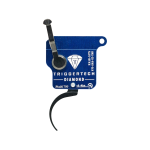 TriggerTech Rough Diamond Curved Trigger Remington 700 Right Hand No Bolt Release - Triggertech