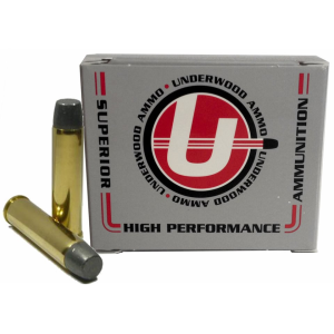 Underwood 460 S&W Magnum Ammo 360 Grain Flat Nose Box of 20 - Underwood Ammunition