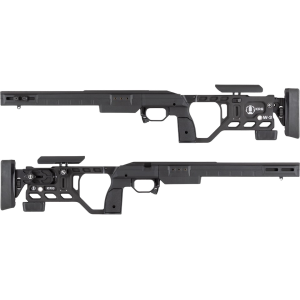 KINETIC RESEARCH GROUP Whiskey-3 Chassis Gen 7 Folding Tikka T3, T3x, CTR Magazine Compatible Black