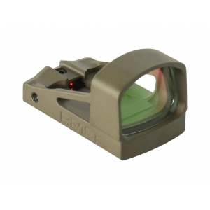 SHIELD SIGHTS Mini Compact RMSc Reflex Red Dot Sight 4 MOA Dot Glass Lens Olive Green