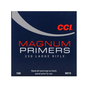 CCI Large Rifle Magnum Primers #250 Box of 1000 (10 Trays of 100) - Cci