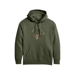 SITKA GEAR Men's Optifade Badge Hoodie Olive Green 2XL