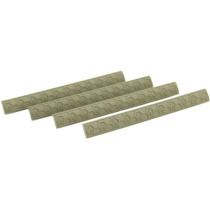HEXMAG WedgeLok Rail Cover M-LOK 4-Slot Polymer Flat Dark Earth 4PK