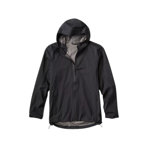ORVIS Men's Ultralight Storm 2.5L Rain Jacket Black Medium