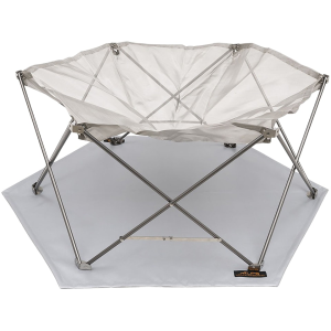 ALPS Mountaineering Gaze Fire Pit Silver/Charcoal - Alps Mountaineering