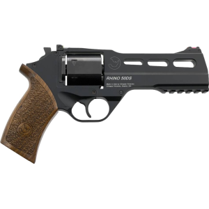 Chiappa Rhino 50 SAR 357 Magnum Revolver 5" Black Barrel 6 Round Walnut Grip