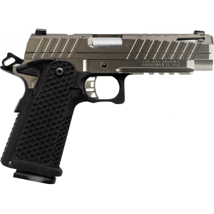Live Free Armory Apollo 11 FS 9mm Luger Pistol 4.9" Barrel 17+1 Round Stainless Slide Black Grip Stainless Frame - Live Free Armory