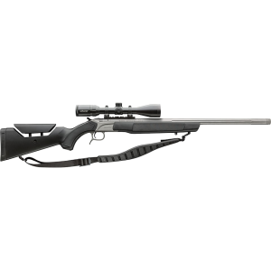 CVA Accura MR-X 50 Caliber Muzzleloading Rifle 26" Threaded Stainless Steel Barrel Black Stock with KonusPro 4-12x 44mm Scope - Cva