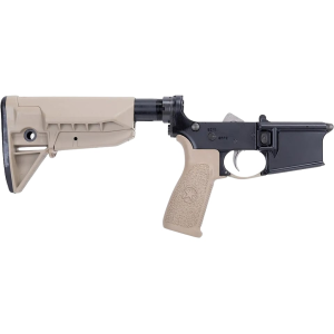BCM MK2 RMS-M1T0 Mod-0 SOPMOD AR-15 Complete Lower Receiver Anodized Flat Dark Earth - Bcm