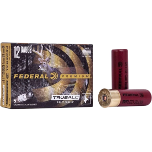 Federal Premium Vital-Shok 12 Gauge TruBall Hollow Point Rifled Slug 3 1oz Case Of 250 (50 Boxes Of 5) eral Premium Vital-Shok 12 Gauge TruBall Hollow Point Rifled Slug 3 1oz Case Of 250 (50 Boxes Of 5) Ammo
