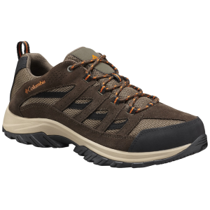 Columbia Men's Crestwood Hiking Shoes Leather/Synthetic Brown/Heatwave 10.5 D - Columbia