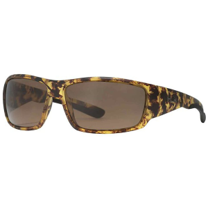Huk Men's Spearpoint Polarized Sunglasses Tort Frame Brown Lens - Huk