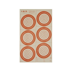 National Target International Bench Rest Shooters Target IBS 300 YD Hunter Rifle Paper 50PK - National Target