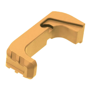Tyrant Designs Extended Magazine Release for Glock 43X, 48 Aluminum Gold - Tyrant Designs