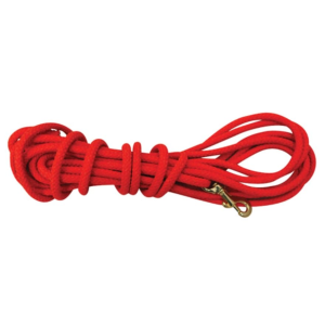 Mud River Hard Head Check Cord Lunge Dog Leash 20' Nylon Orange - Mud River
