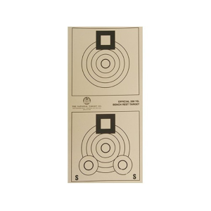 National Target International Bench Rest Shooters Target IBS 200 YD Bench Rest Paper 100PK - National Target