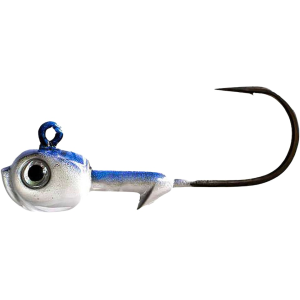 DIRTY JIGS Tungsten HD Guppy 1/8oz Swimbait Jighead Blue Shad