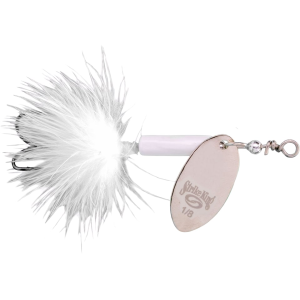 STRIKE KING Bitsy Spin Inline Spinner 1/8oz White Nickel
