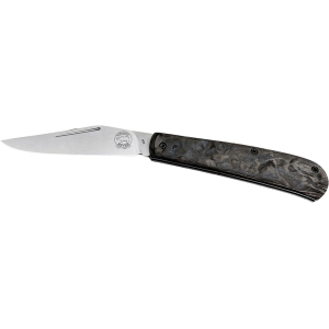 White River Knives Trailhead Trapper Pocket Knife 3.1" Clip Point CPM S35VN Stainless Blade Carbon Fiber Handle Carbon - White River Knives