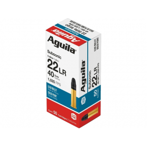 ila Subsonic 22LR 40 Grain Round Nose Box Of 50 Ammo