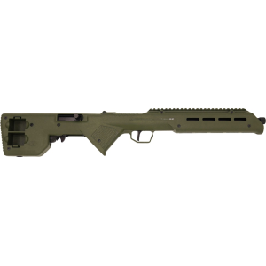DESERT Tech Trek-22 Semi Automatic Rifle 22 Long Rifle 18" Black Threaded Barrel Green Frame Green Stock Bullpup
