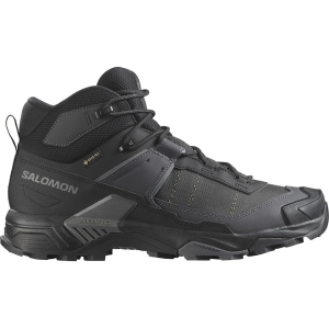 SALOMON X Ultra 5 Mid GTX Hiking Boots Synthetic Black/Asphalt/Castlerock Men's 9 D