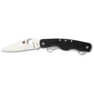 Spyderco ClipiTool Pocket Knife 8Cr13MoV Stainless Steel Blade G-10 Handle Black - Spyderco