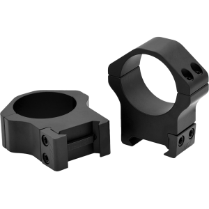 Warne 34mm Maxima Horizontal Permanent-Attachable Weaver-Style Rings Matte Black Low - Warne