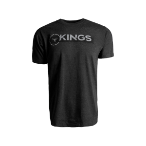 KING'S CAMO Men's Circle Up T Shirt Heather Graphite 2XL