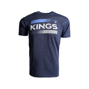 KING'S CAMO Men's Level T Shirt Heather Denim 2XL