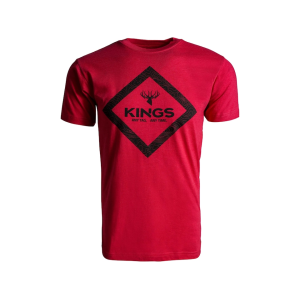 KING'S CAMO Men's Topo T Shirt Heather Red 2XL