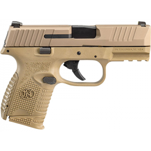 FN 509 Compact Bundle 9mm Luger Pistol 3.7" Barrel 15+1-round Flat Dark Earth Bundle
