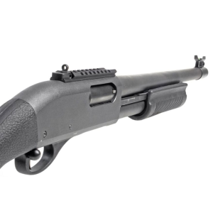 XS Shot Rail Picatinny Rail with Rear Sight, Barrel Band Tritium Front Sight Remington 870 Steel Matte - Xs Sight Systems