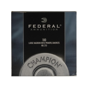 Federal Large Rifle Magnum Primers #215 Box of 1000 (10 Trays of 100) - Federal Premium