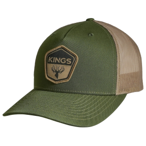 KING'S CAMO Men's Shield Patch Hat Army Olive/Tan One Size Fits Most