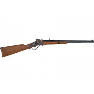 Pedersoli Sharps 1874 Cavalry Single Shot Rifle 45-70 Government 22" Blued Barrel Case Colored Frame Walnut Straight Grip Stock - Pedersoli