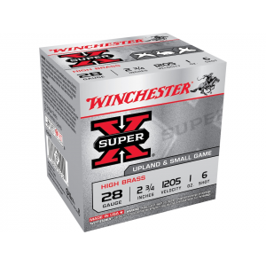 chester Super X High Brass 28 Gauge 2-3/4 #6 Lead Shot 1 Oz Case Of 250 (10 Boxes Of 25) Ammo