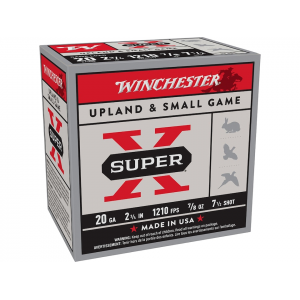 chester Super X Game Load 20 Gauge 2-3/4 #7-1/2 Lead Shot 7/8 Oz Case Of 250 (10 Boxes Of 25) Ammo