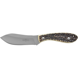 Camillus Western Crosstrail Fixed Blade Knife 4.25" Drop Point 420 Satin Blade Bone Handle - Camillus