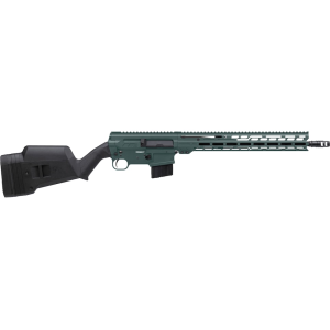 CMMG DISSENT Br4 Semi Automatic Rifle 338 Advanced Rifle Cartridge (338 ARC) 16.1" Black Threaded Barrel Charcoal Green Frame Black Field Stock - Cmmg